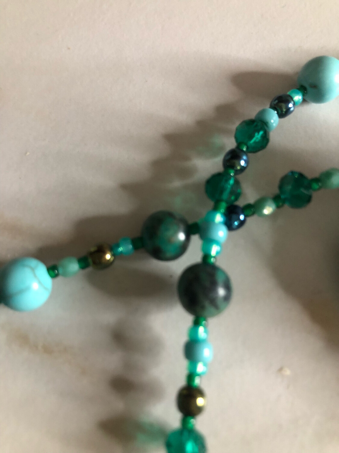 Turquoise Soutache Necklace Beautiful African Turquoise