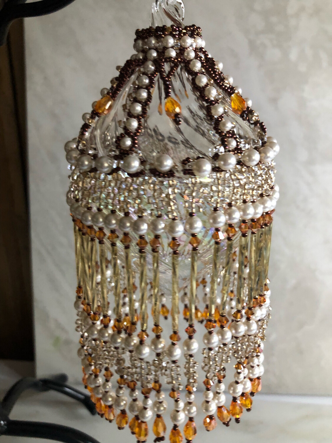 Copper and Bronze Christmas Ornament Cover