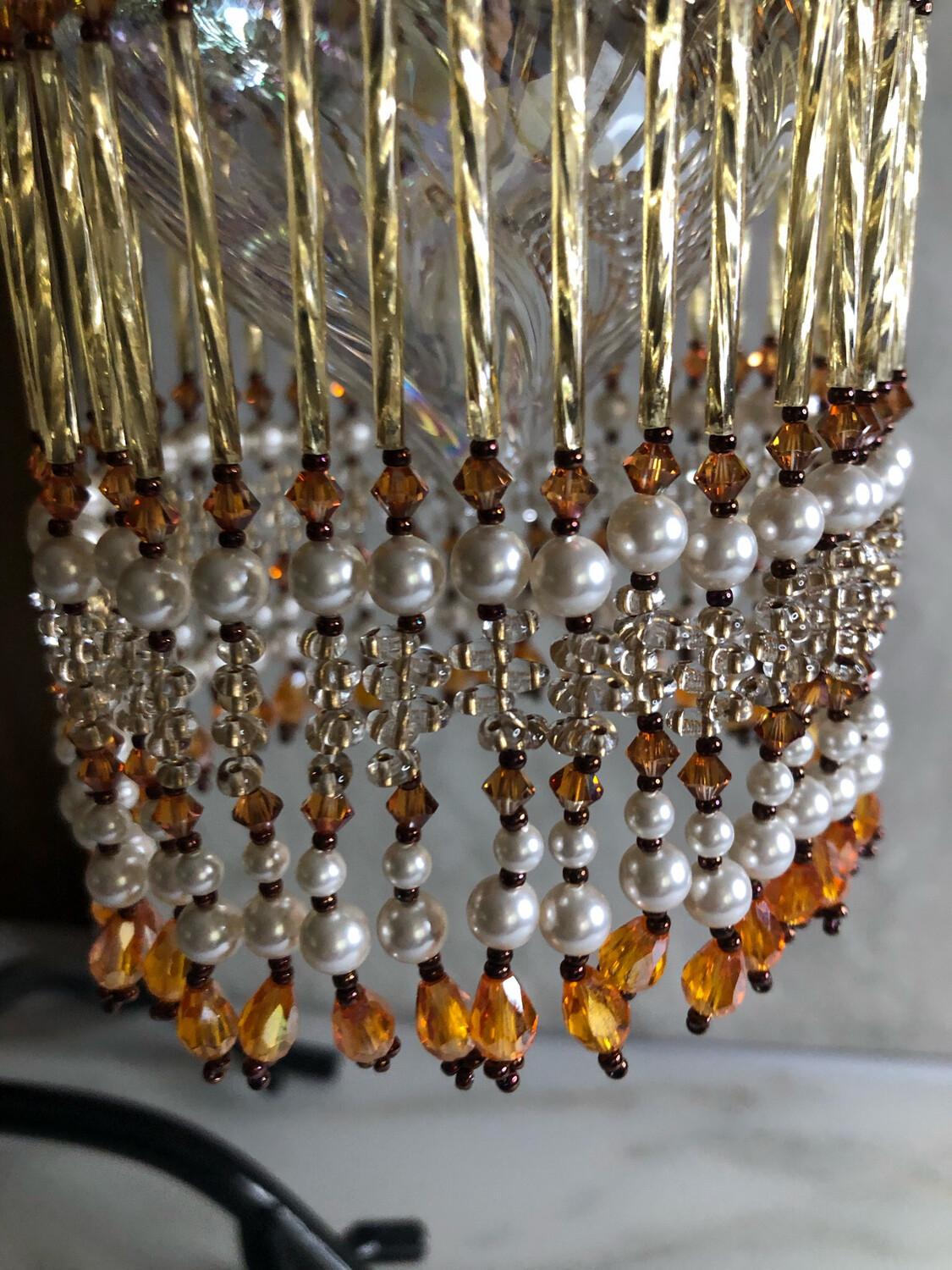Copper and Bronze Christmas Ornament Cover