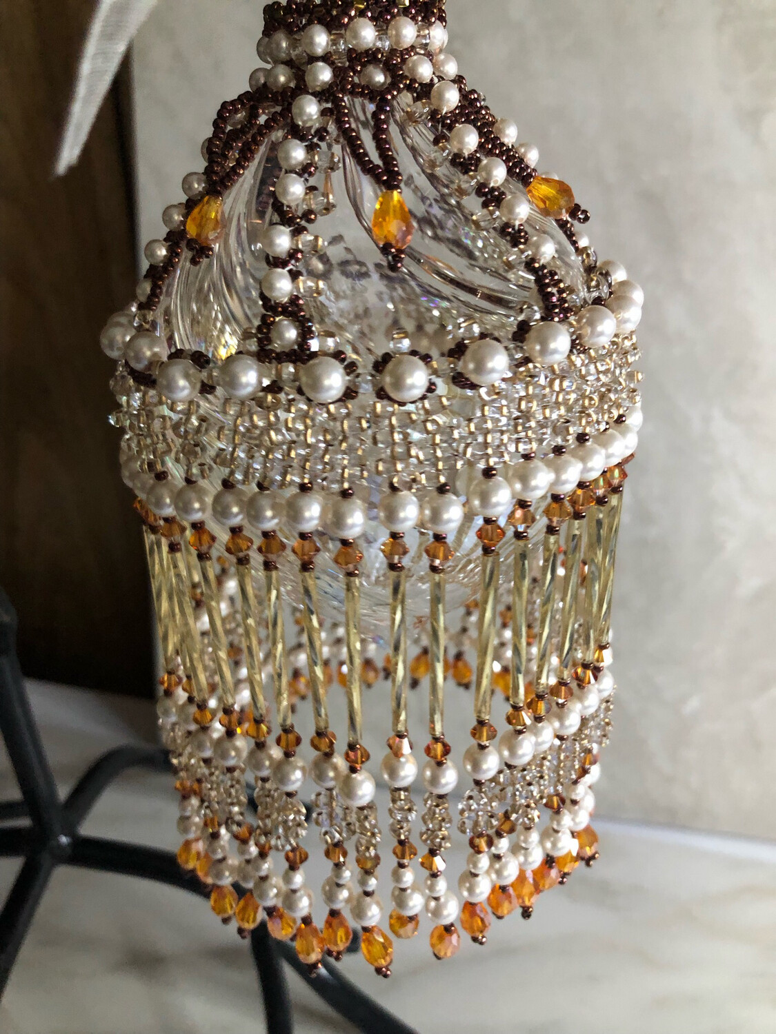 Copper and Bronze Christmas Ornament Cover