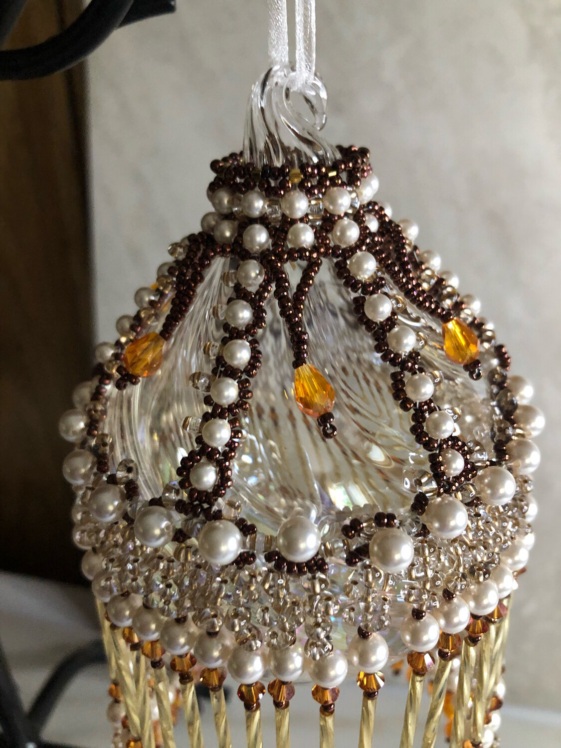 Copper and Bronze Christmas Ornament Cover