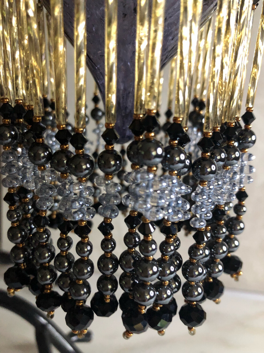 Steampunk Ornament Beaded Christmas Cover