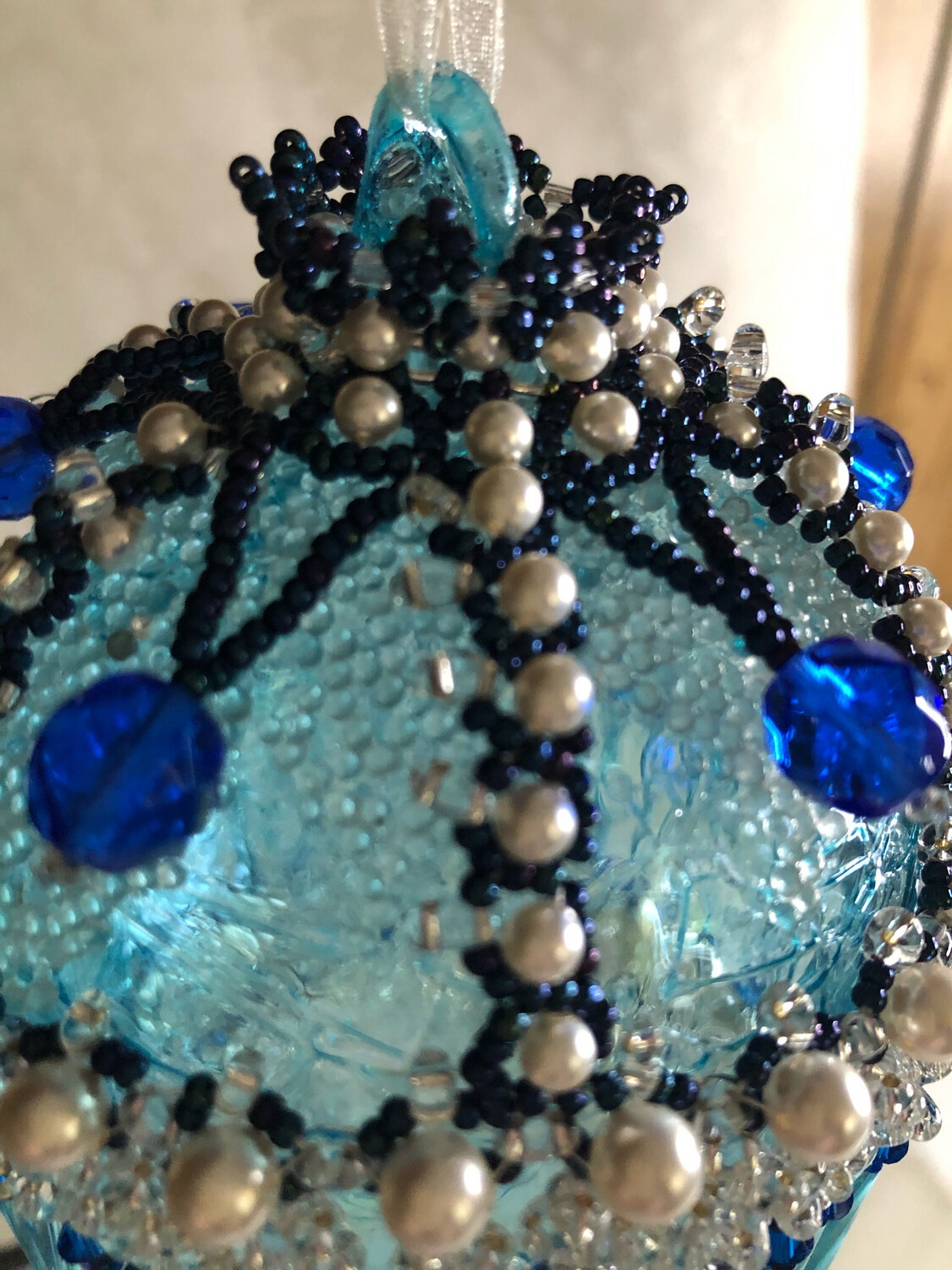 Dark Sapphire Christmas Tree Ornament Cover