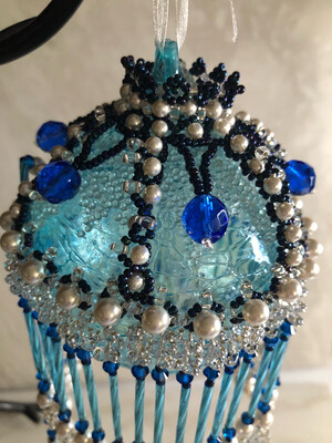 Dark Sapphire Christmas Tree Ornament Cover