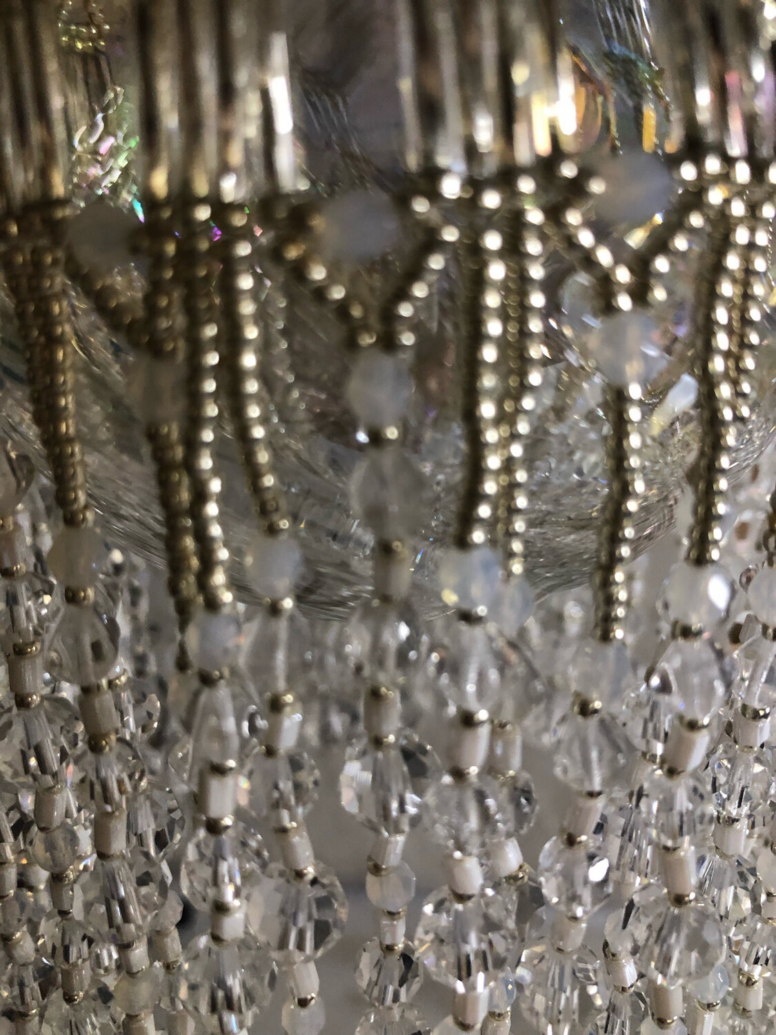 Frosty Ornament Cover With Glass Bulb