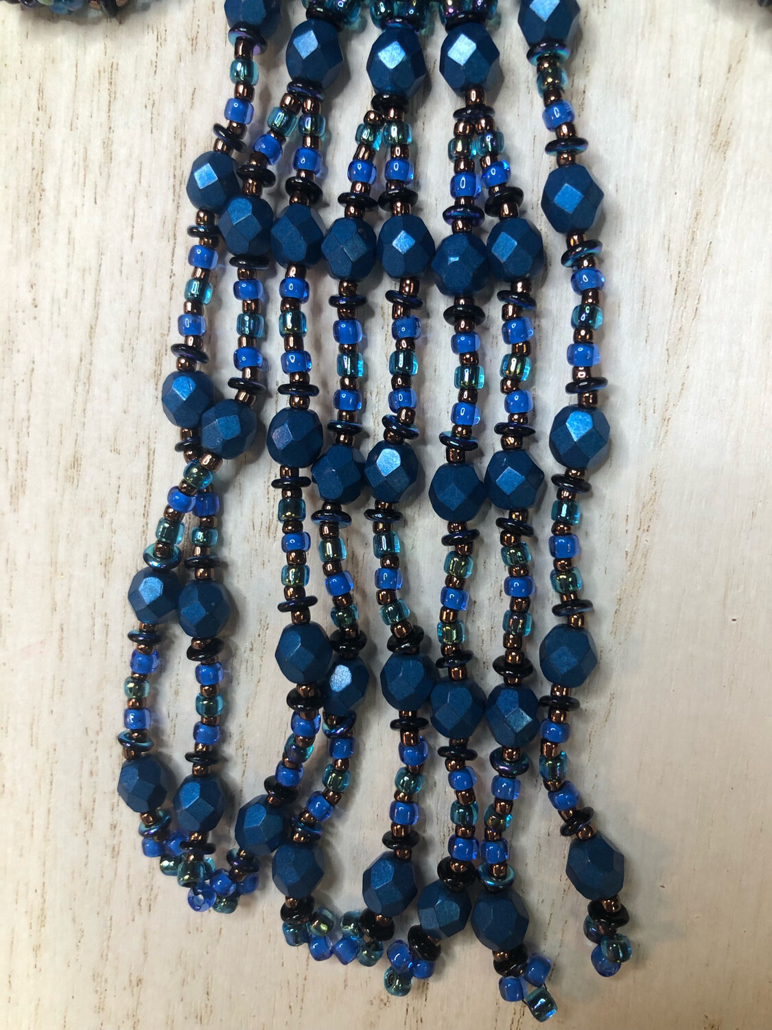 Blue Lace Agate Right Angle Weave