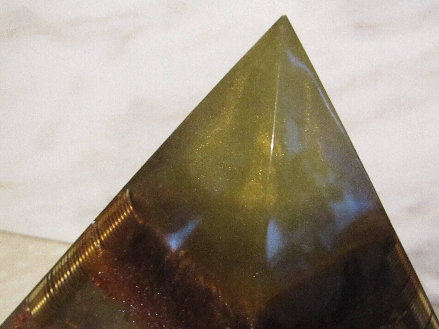 Copper Orgonite Large Pyramid