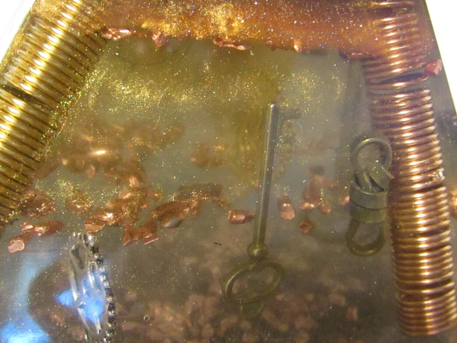 Copper Orgonite Large Pyramid