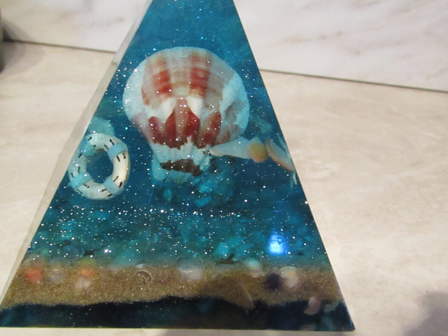 Ocean blue Pyramid