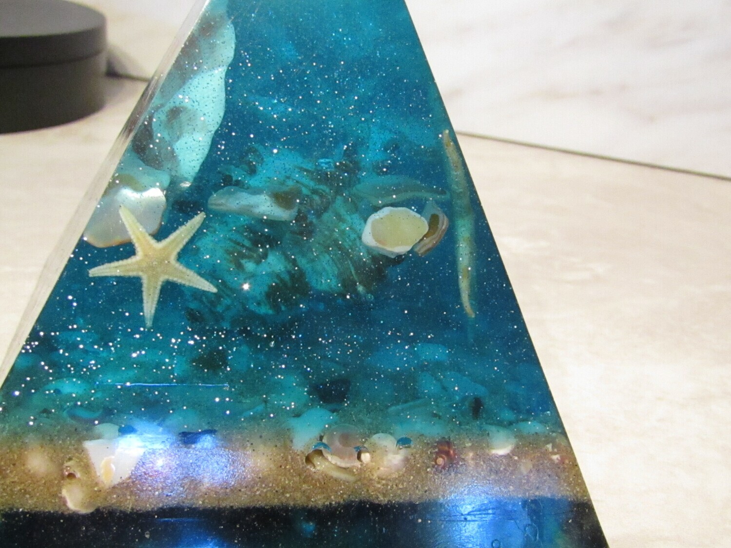 Ocean blue Pyramid