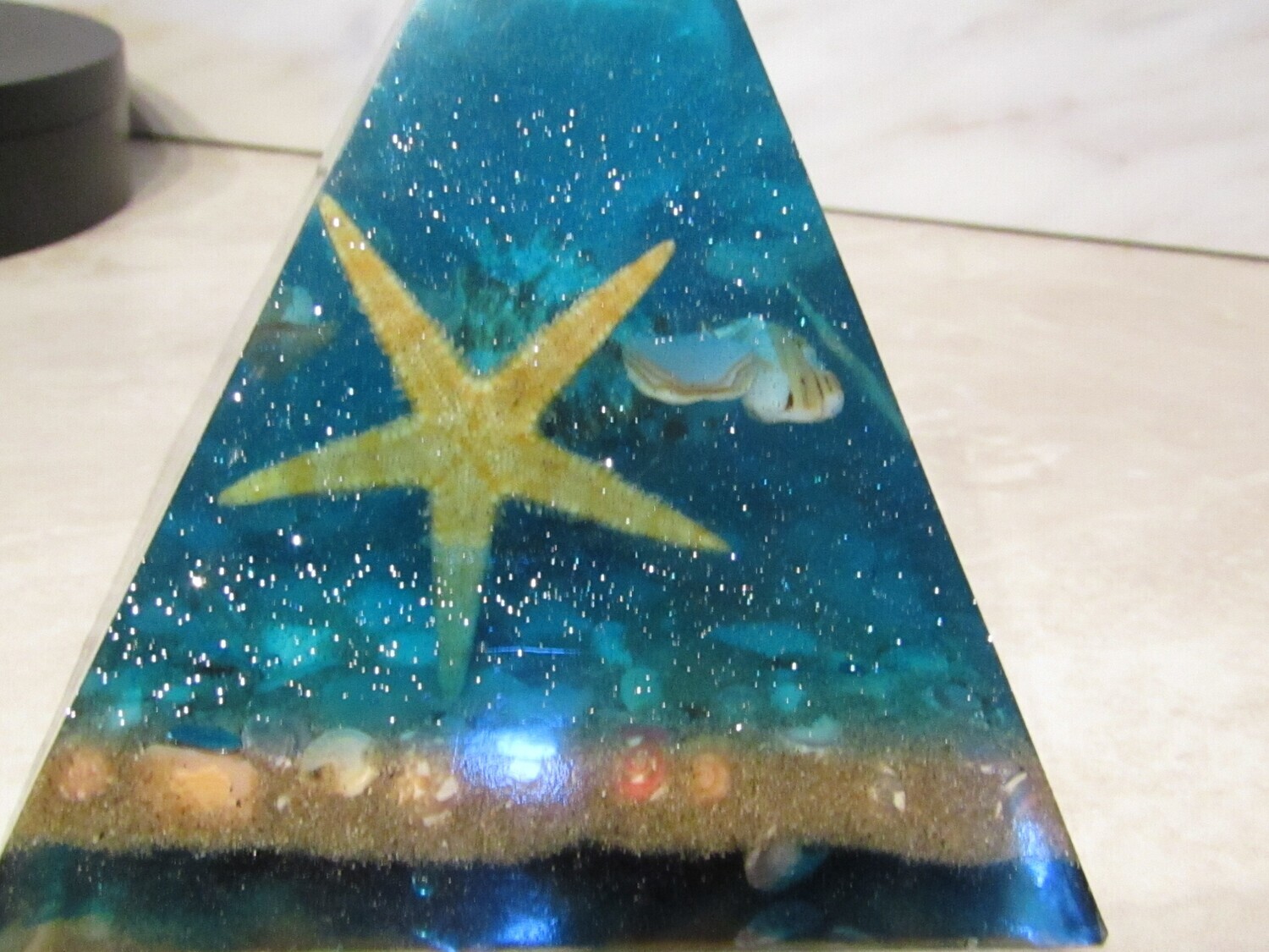 Ocean blue Pyramid