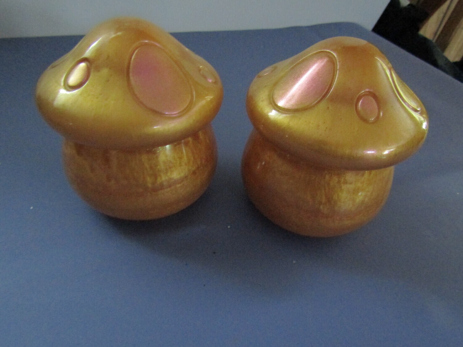Gold Mushroom Trinket Jars