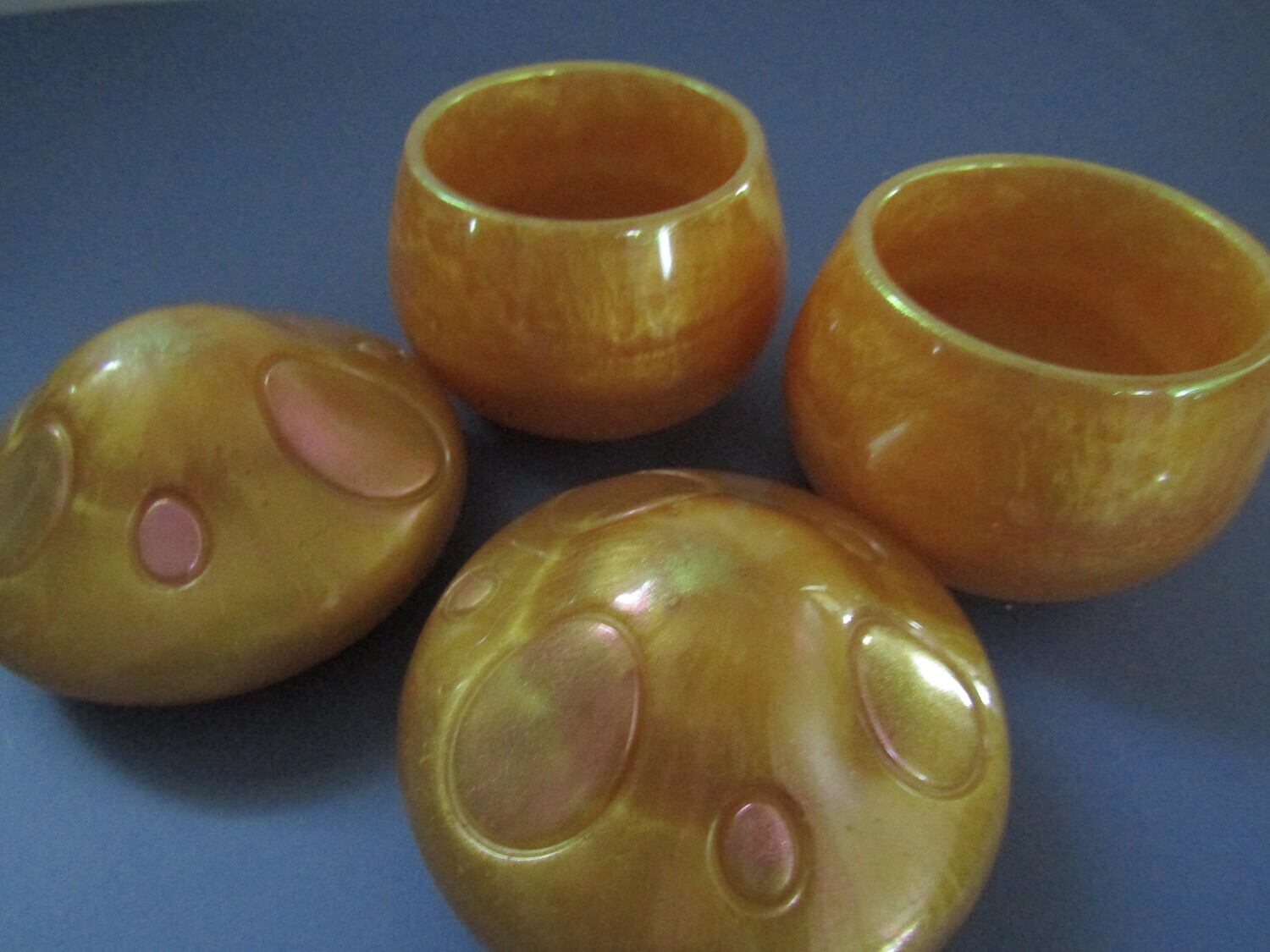 Gold Mushroom Trinket Jars
