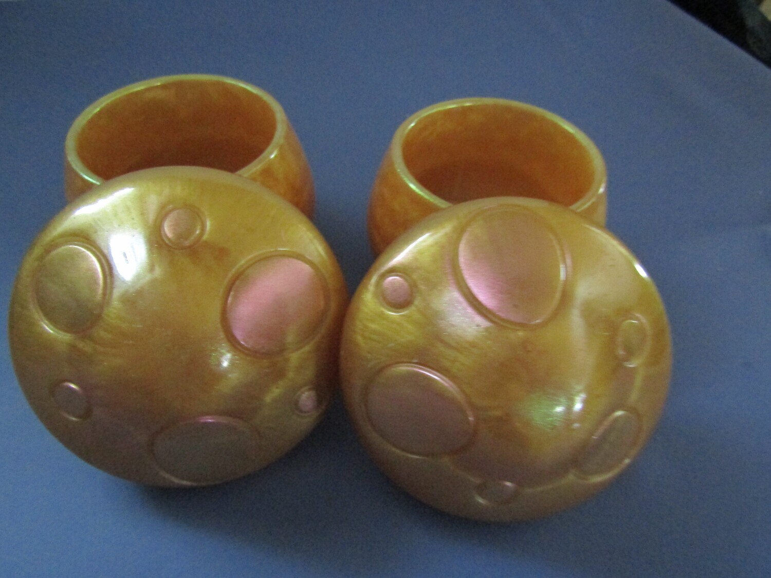 Gold Mushroom Trinket Jars