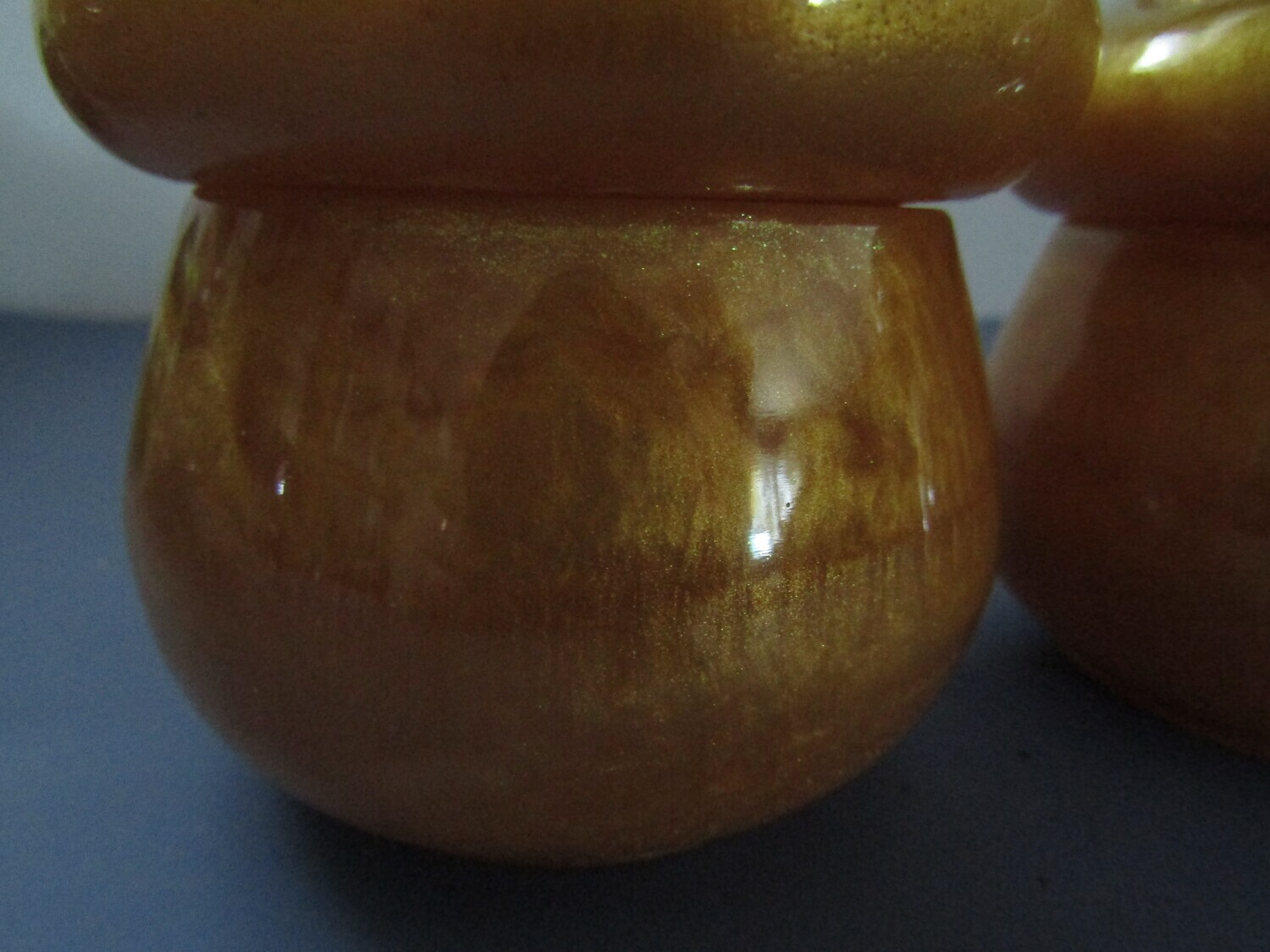 Gold Mushroom Trinket Jars
