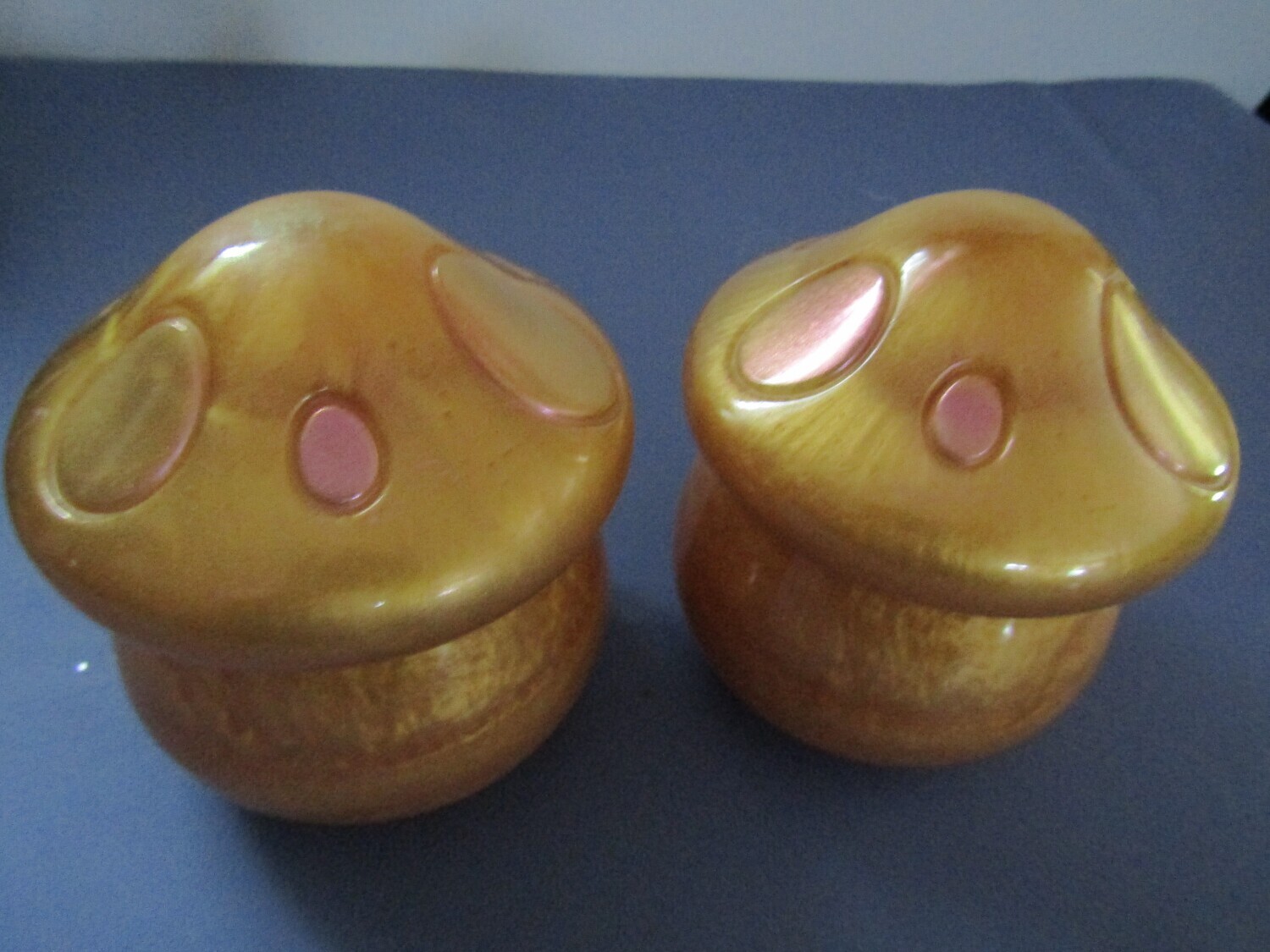 Gold Mushroom Trinket Jars