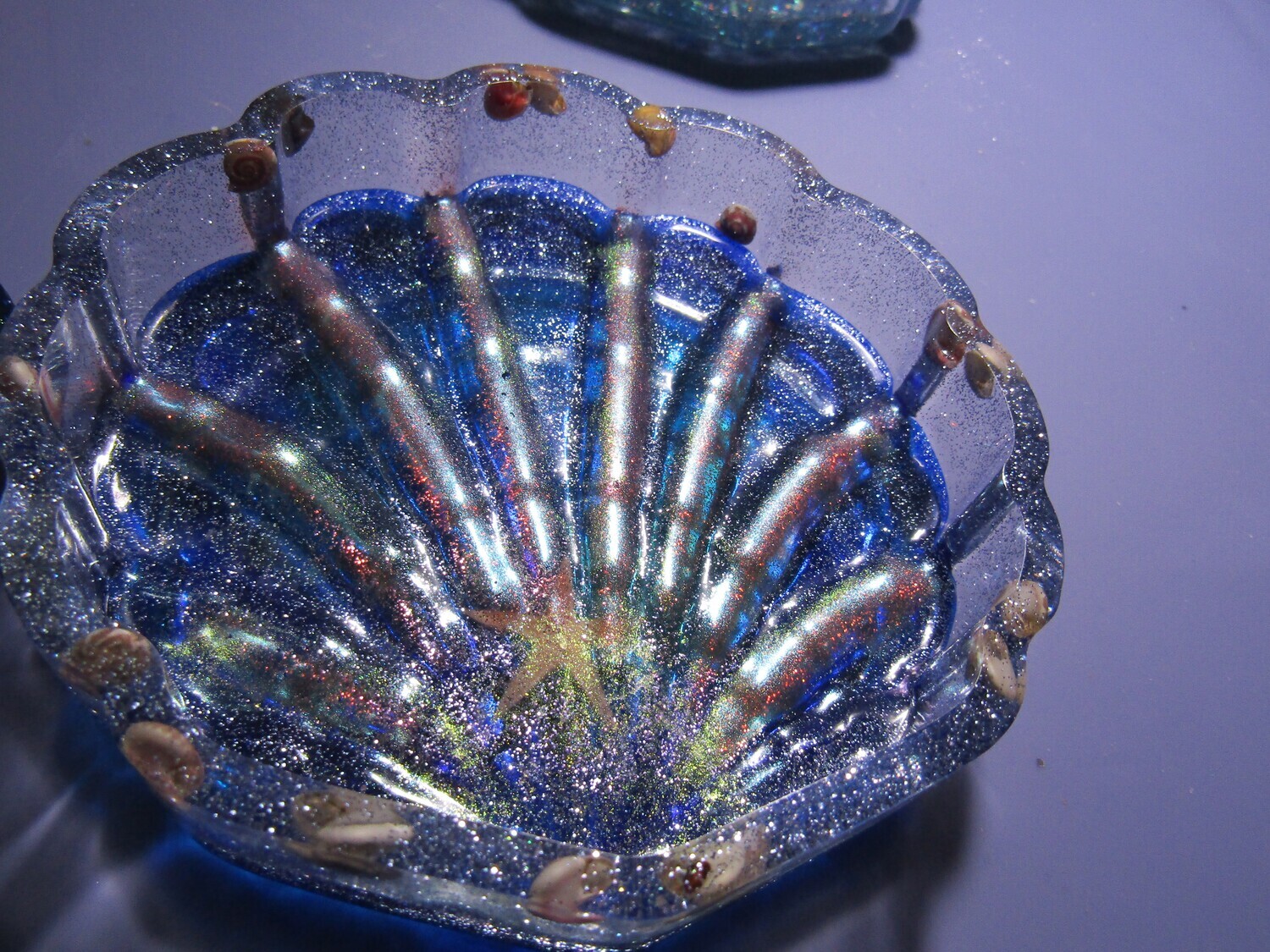 Seashell Trinket Box Clam Shell