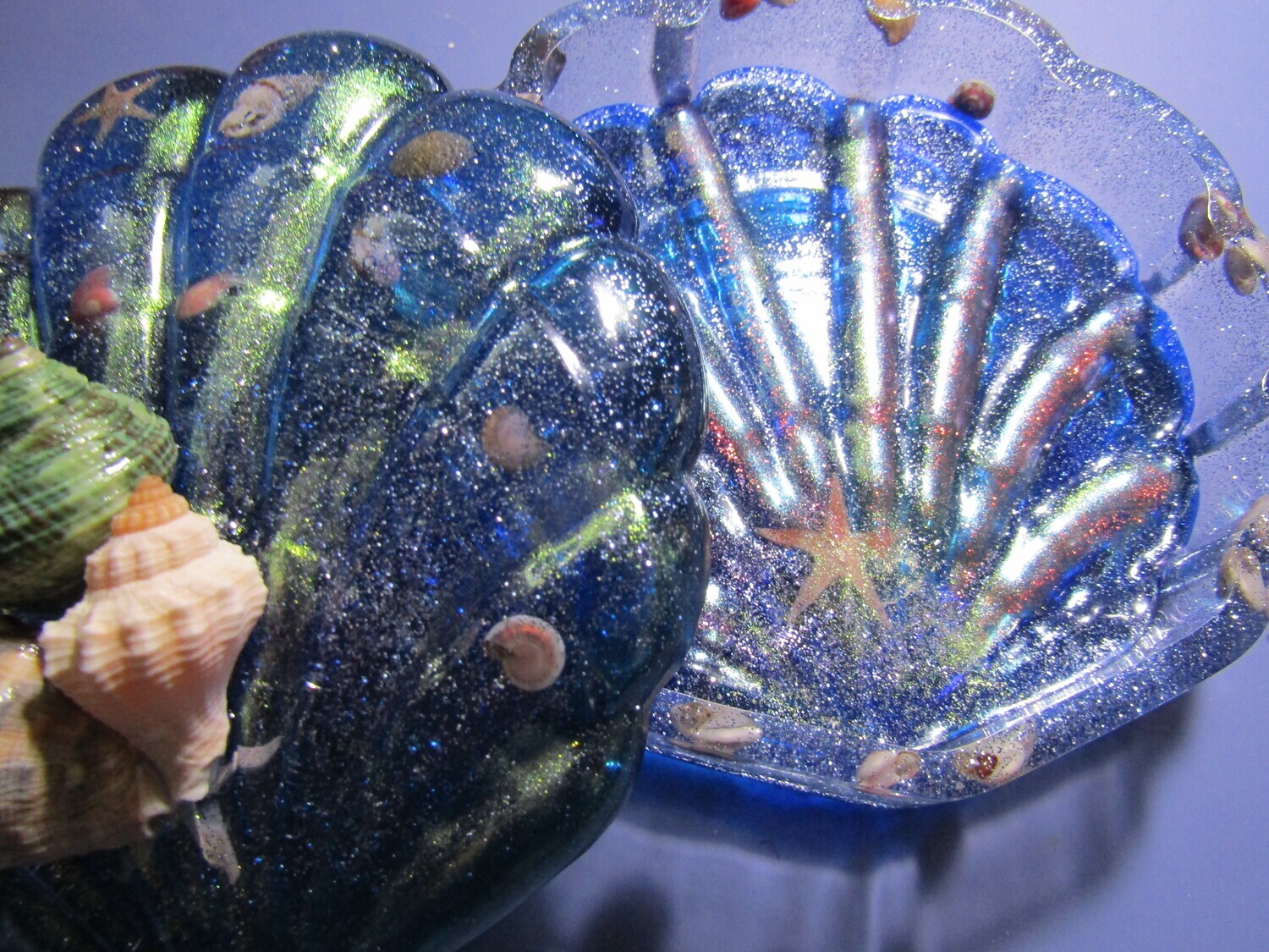 Seashell Trinket Box Clam Shell