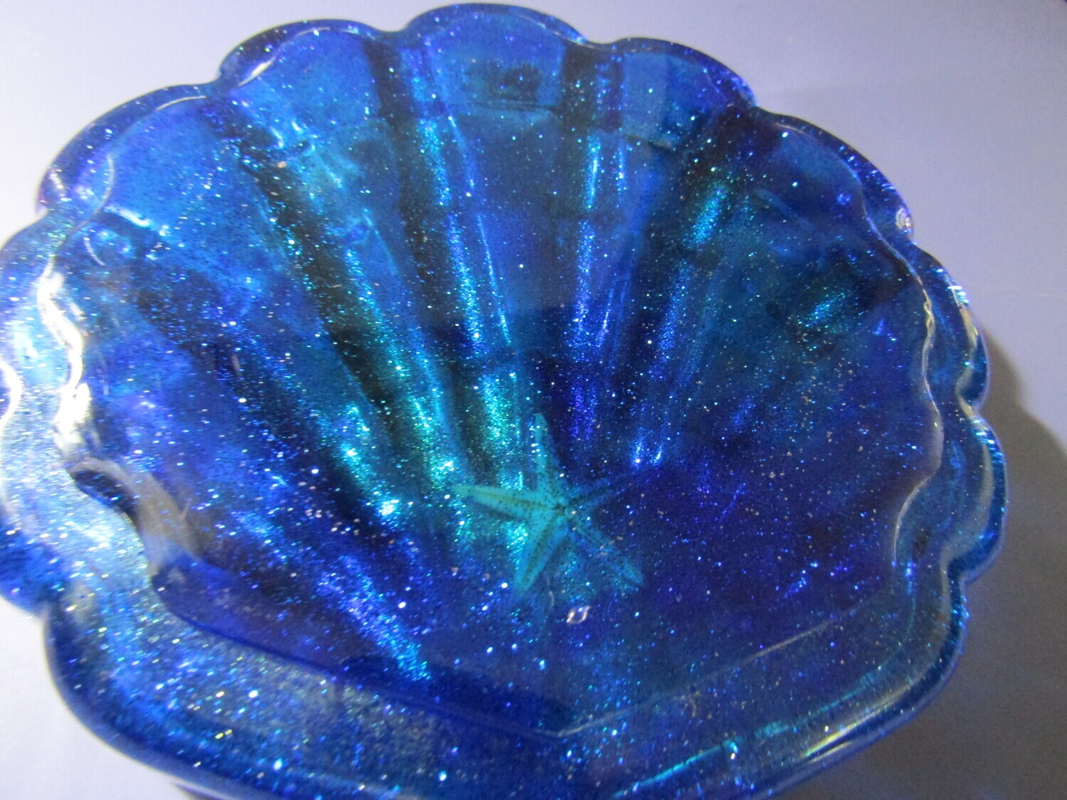 Seashell Trinket Box Clam Shell