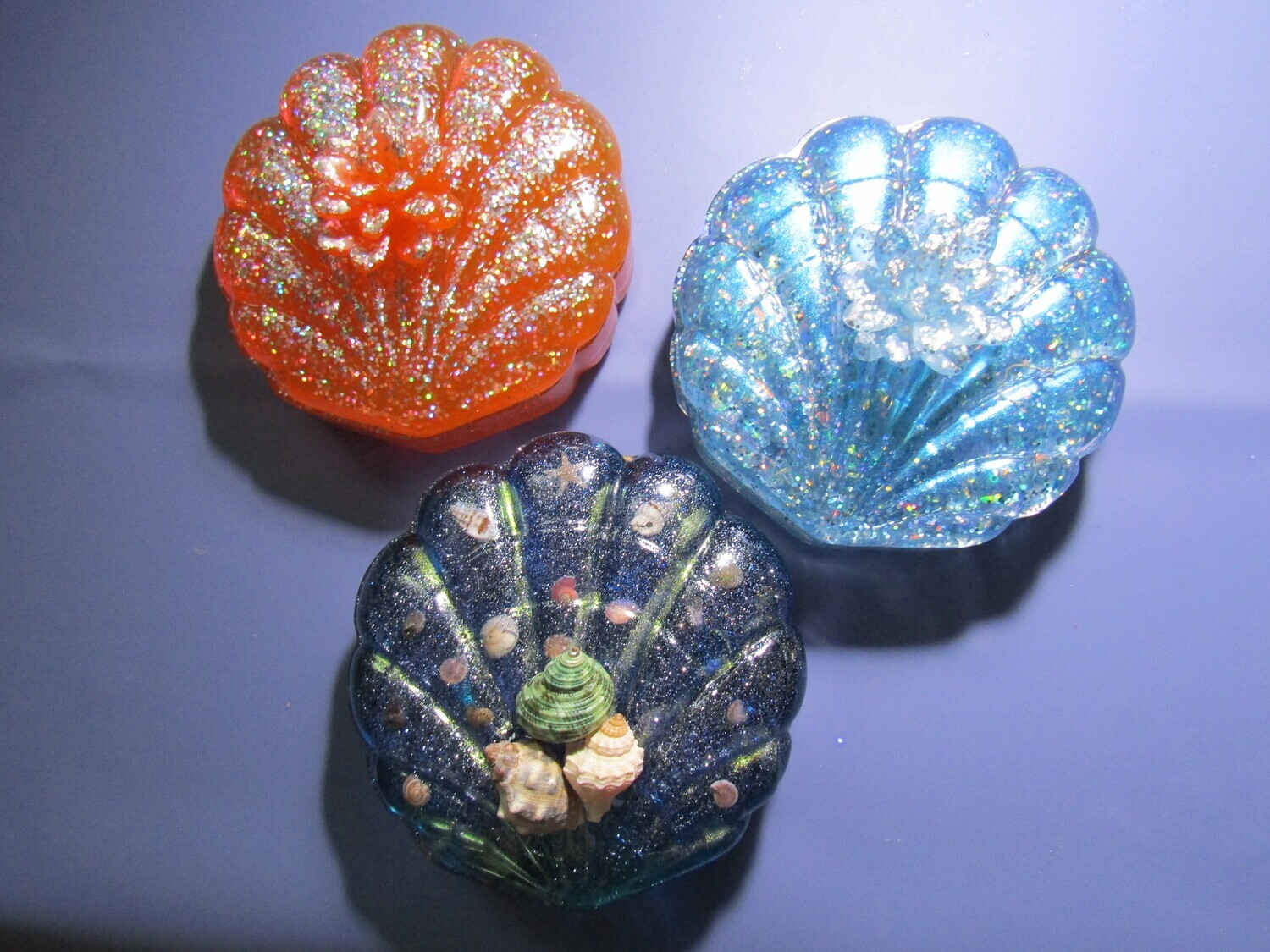 Seashell Trinket Box Clam Shell