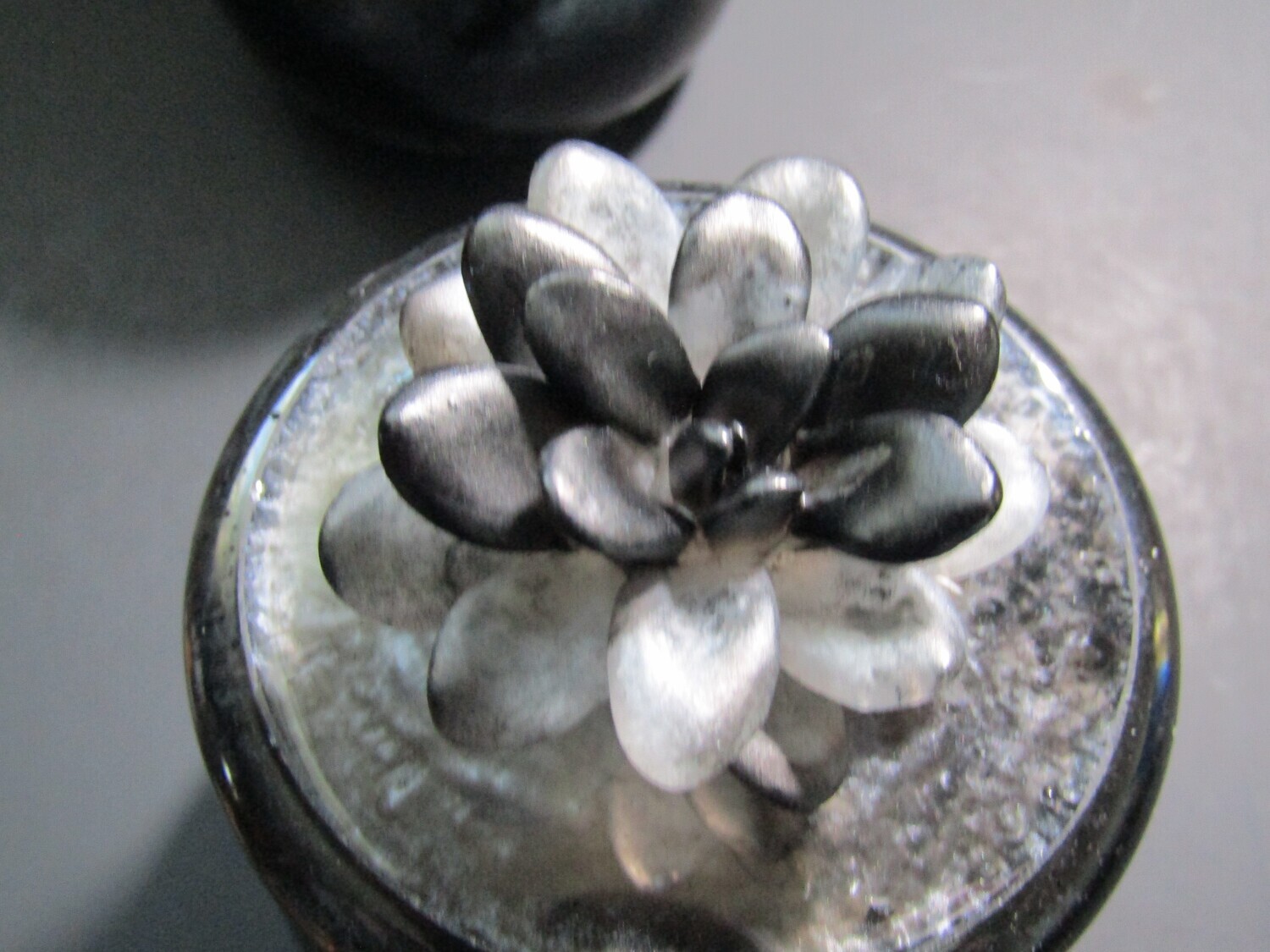 Black and White Trinket Jars