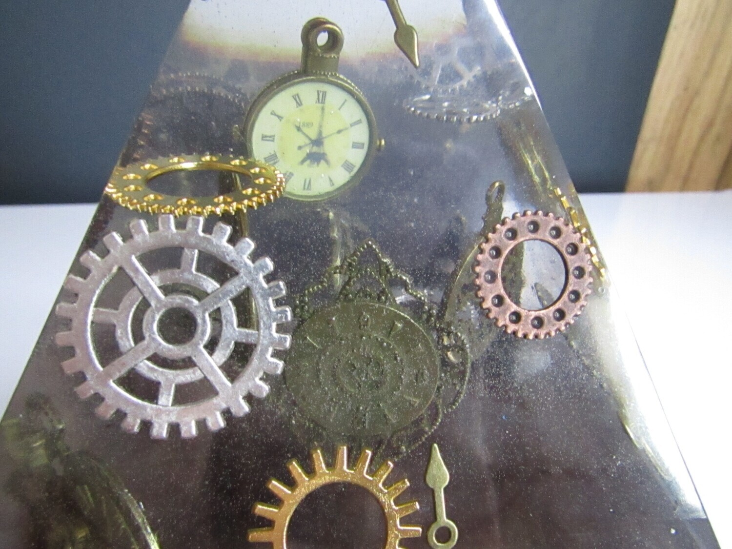 Tic Tok Goes the Clock this Pyramid is a time piece
