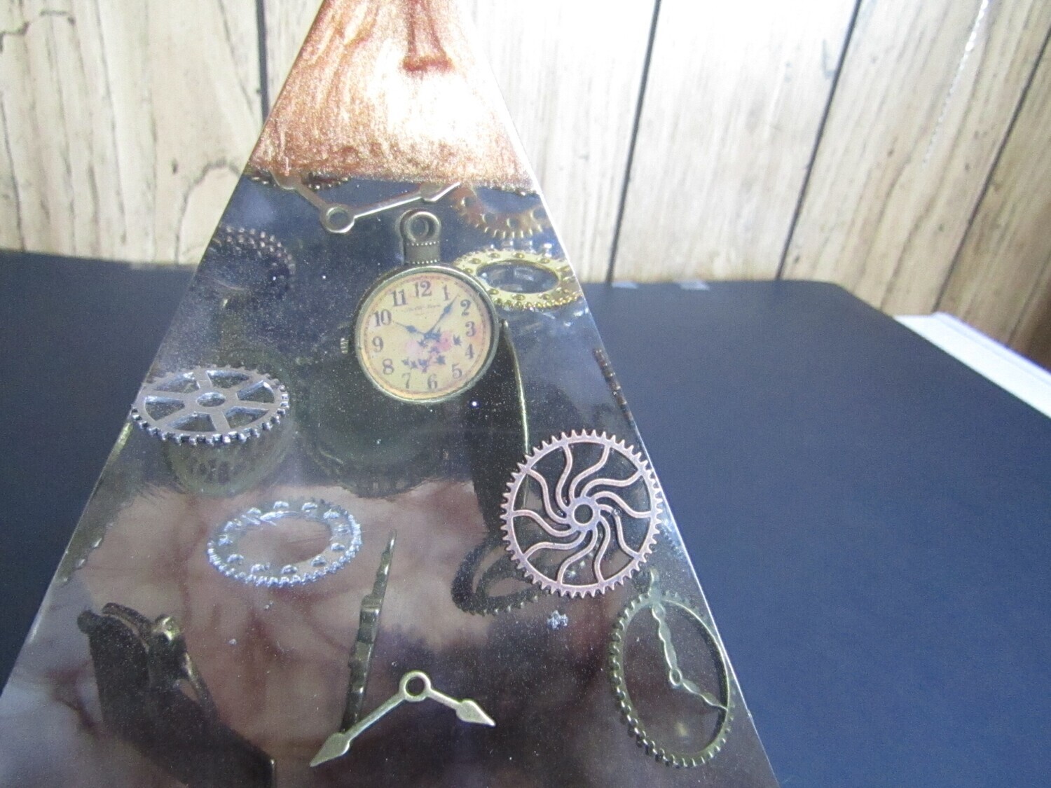 Tic Tok Goes the Clock this Pyramid is a time piece