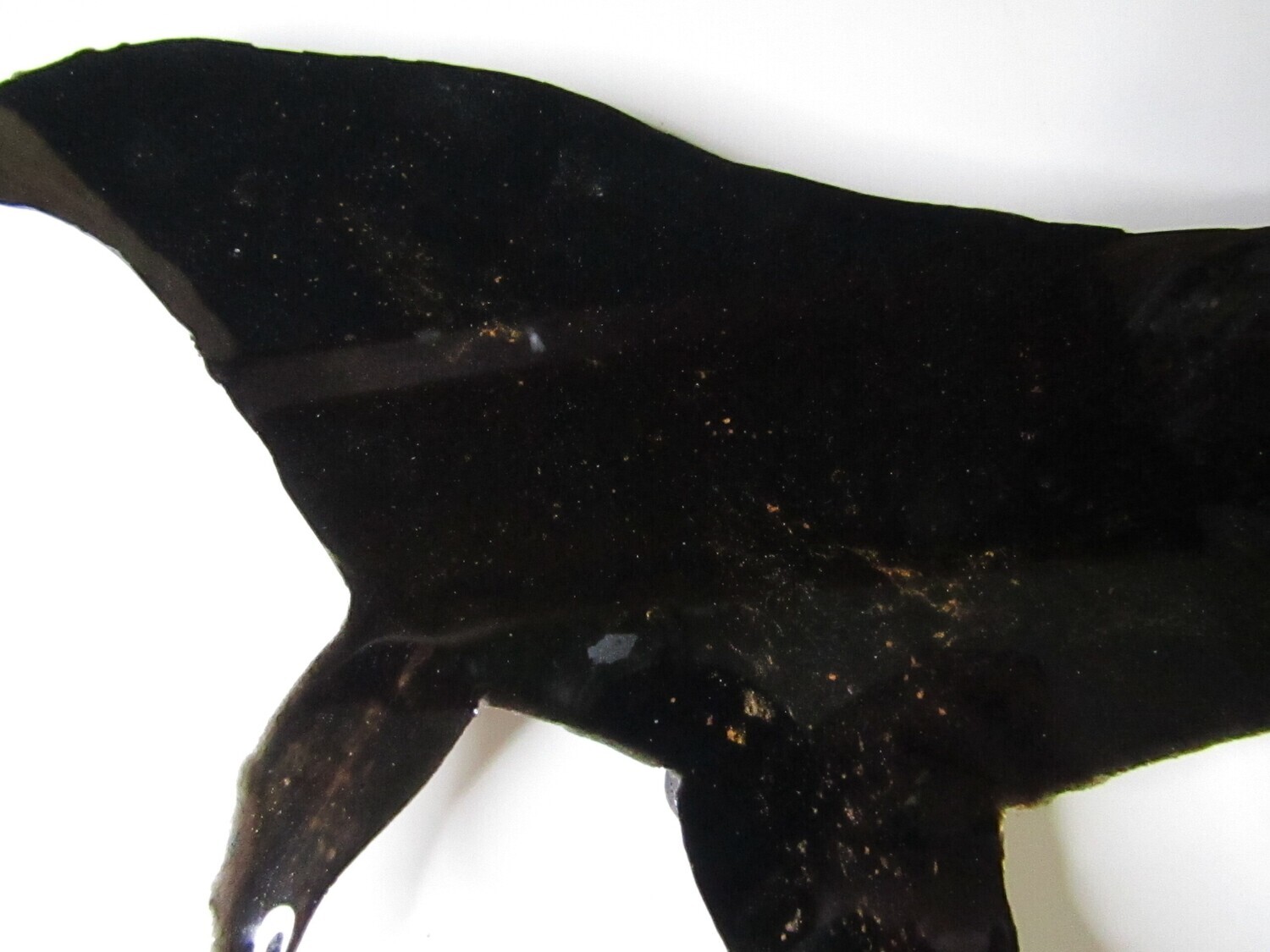 Golden Humpback Whale Wall Plaque