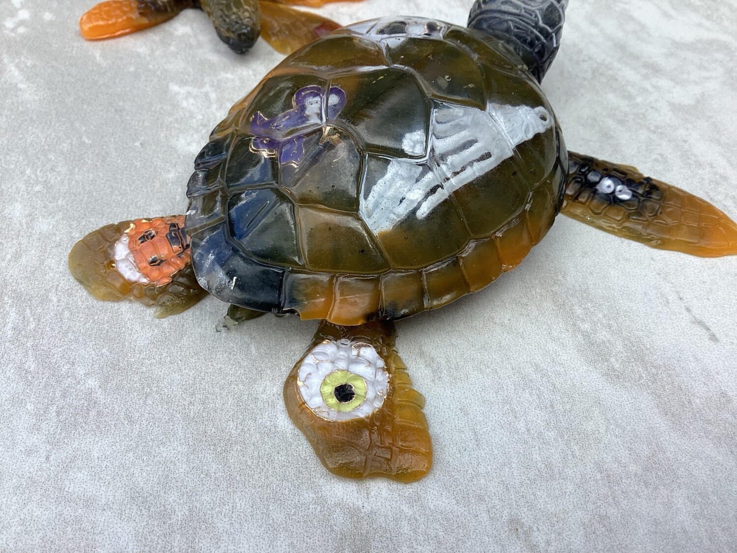 Halloween Turtles With Coaster Decor