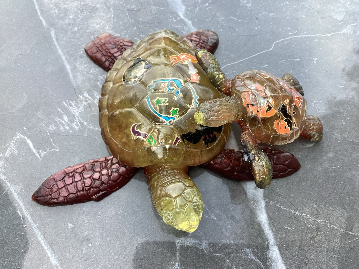 Halloween Turtles Mom And Child