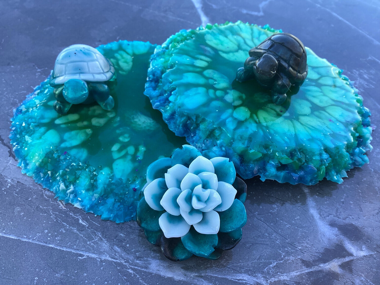 Sweet Delicate Flower Coasters