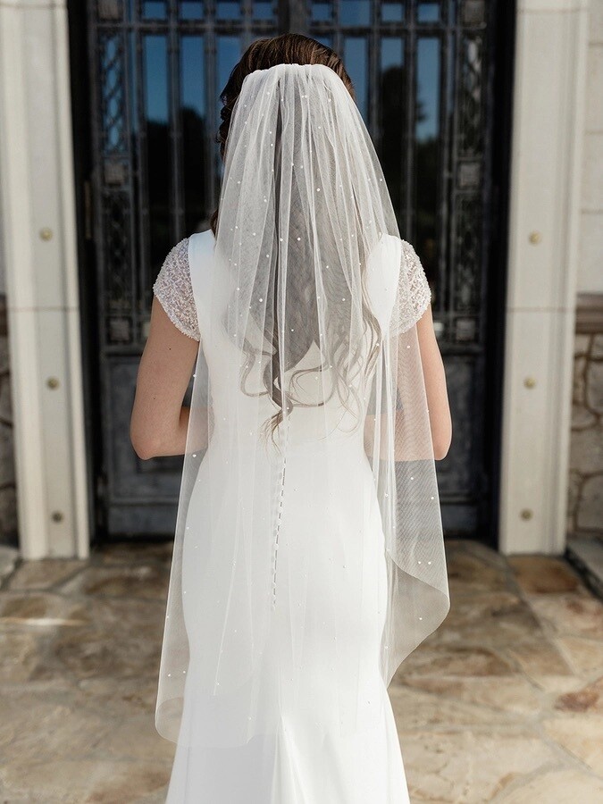 Scattered Pearl Veil