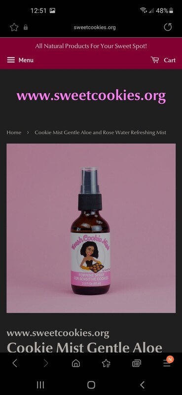 Cookie Mist Gentle Aloe and Rose Water Refreshing Mist