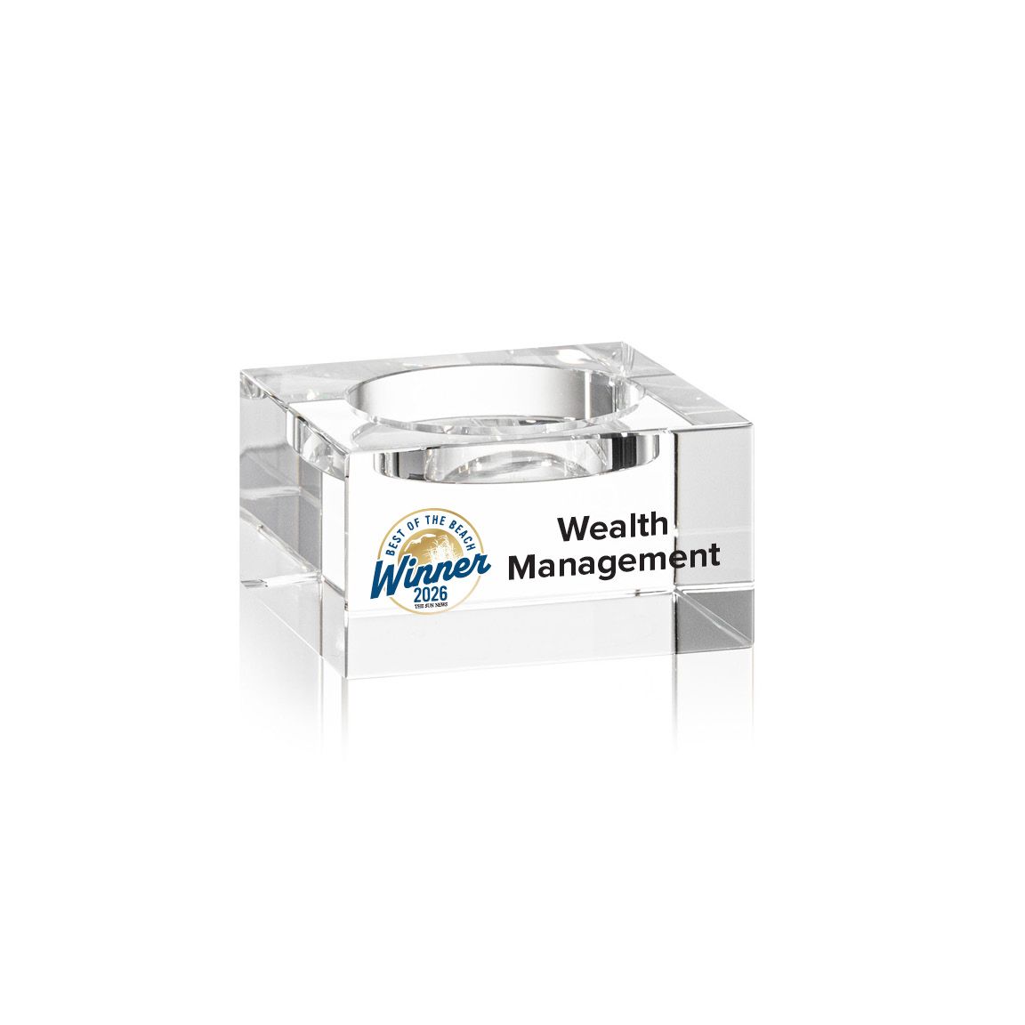 Crystal Winner's Award - Additional Stacking Blocks