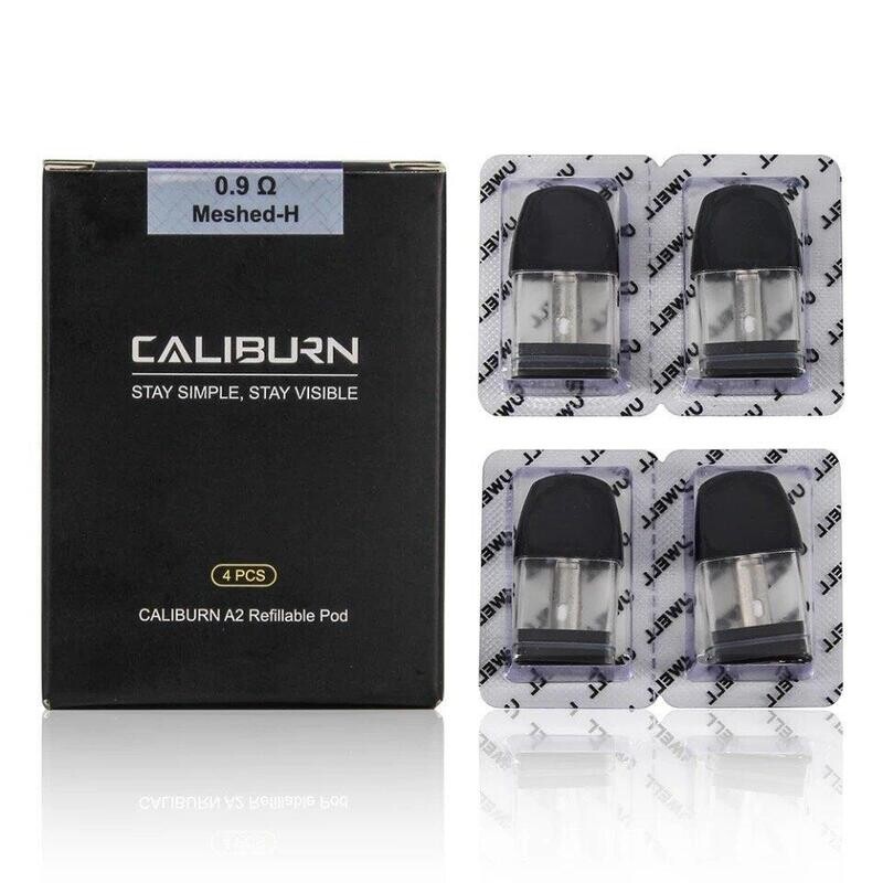 Uwell Caliburn A2/A2S/AK2 0.9 Ohm Yedek Kartuş – (4’lü Paket) Uwell Caliburn A2/A2S/AK2 0.9 Ohm Yedek Kartuş – (4’lü Paket)