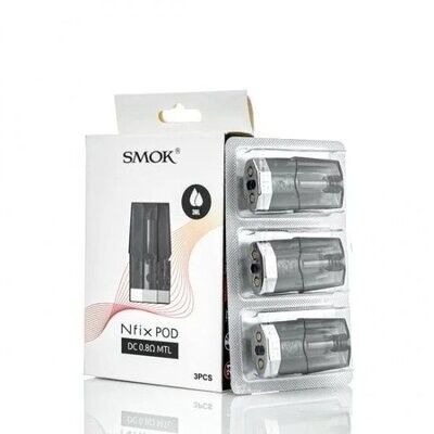 Smok Nfix DC MTL/MESHED 0.8 Ohm Yedek Kartuş – (3’lü Paket)