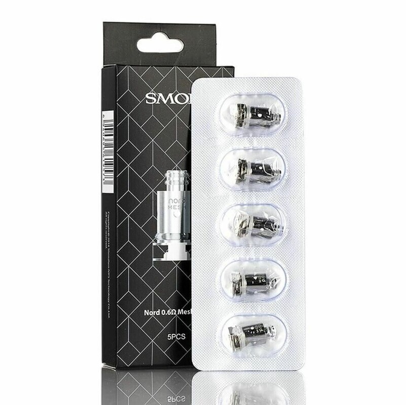 Smok Nord 0.6 Ohm Mesh Yedek Coil – (5’li Paket)