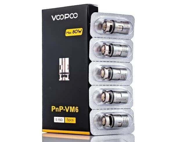 Voopoo PNP VM6 0.15 Ohm Coil (5'li Paket) Voopoo PNP VM6 0.15 Ohm Coil (5'li Paket)