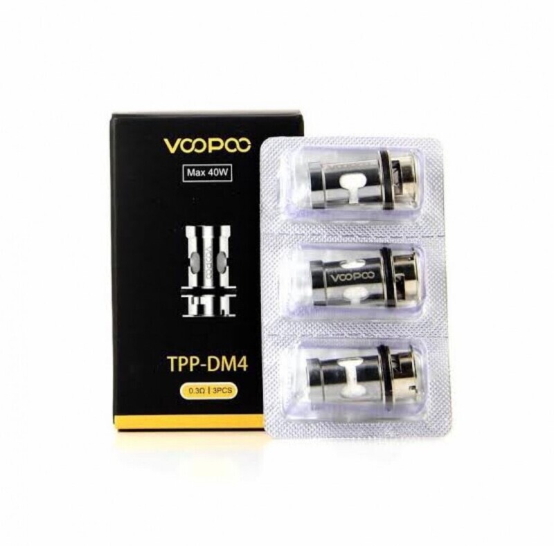 Voopoo TPP DM4 0.3ohm Coil - (3'lü Paket) Voopoo TPP DM4 0.3ohm Coil - (3'lü Paket)