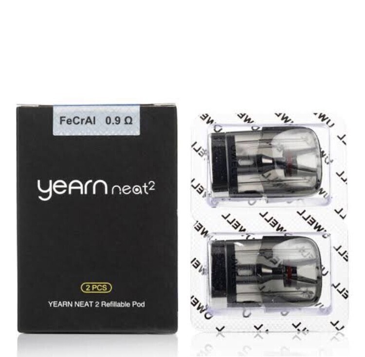 Uwell Yearn Neat 2 0.9 Ohm Yedek Kartuş - (2'li Paket) Uwell Yearn Neat 2 0.9 Ohm Yedek Kartuş - (2'li Paket)