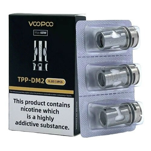 Voopoo TPP DM2 0.2ohm Coil - (3'lü Paket) Voopoo TPP DM2 0.2ohm Coil - (3'lü Paket)