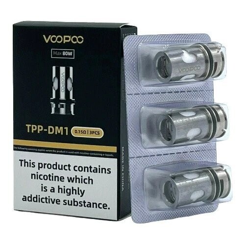 Voopoo TPP DM1 0.15ohm Coil - (3'lü Paket) Voopoo TPP DM1 0.15ohm Coil - (3'lü Paket)