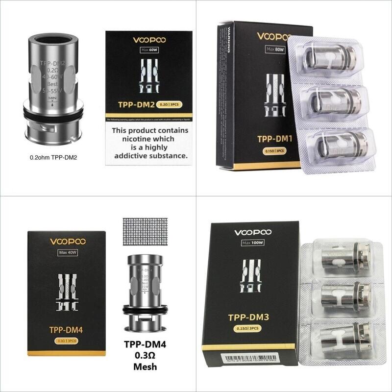 Voopoo TPP DM1/DM2/DM3/DM4 Coil - (3'lü Paket) Voopoo TPP DM1/DM2/DM3/DM4 Coil - (3'lü Paket)