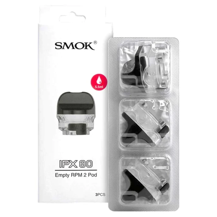 Smok IPX 80 Rpm2 Kartuş - 5,5ml Smok IPX 80 Rpm2 Kartuş - 5,5ml