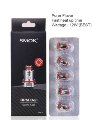 Smok Rpm 1.2 Ohm Quartz Yedek Coil – (5’li Paket) Smok Rpm 1.2 Ohm Quartz Yedek Coil – (5’li Paket)