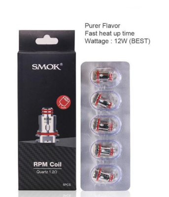 ​Smok Rpm 1.2 Ohm Quartz Yedek Coil – (5’li Paket)