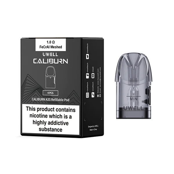 Uwell Caliburn A3/AK3/A3S/AZ3 Ohm Kartuş – (4’lü Paket)