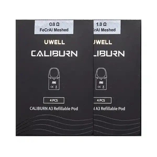 Uwell Caliburn A3/AK3/A3S/AZ3 Ohm Kartuş – (4’lü Paket) Uwell Caliburn A3/AK3/A3S/AZ3 Ohm Kartuş – (4’lü Paket)
