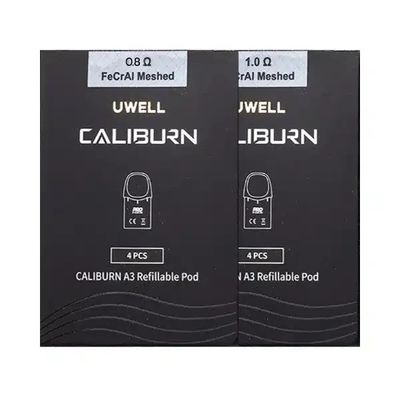 Uwell Caliburn A3/AK3/A3S/AZ3 Ohm Kartuş – (4’lü Paket) Uwell Caliburn A3/AK3/A3S/AZ3 Ohm Kartuş – (4’lü Paket)