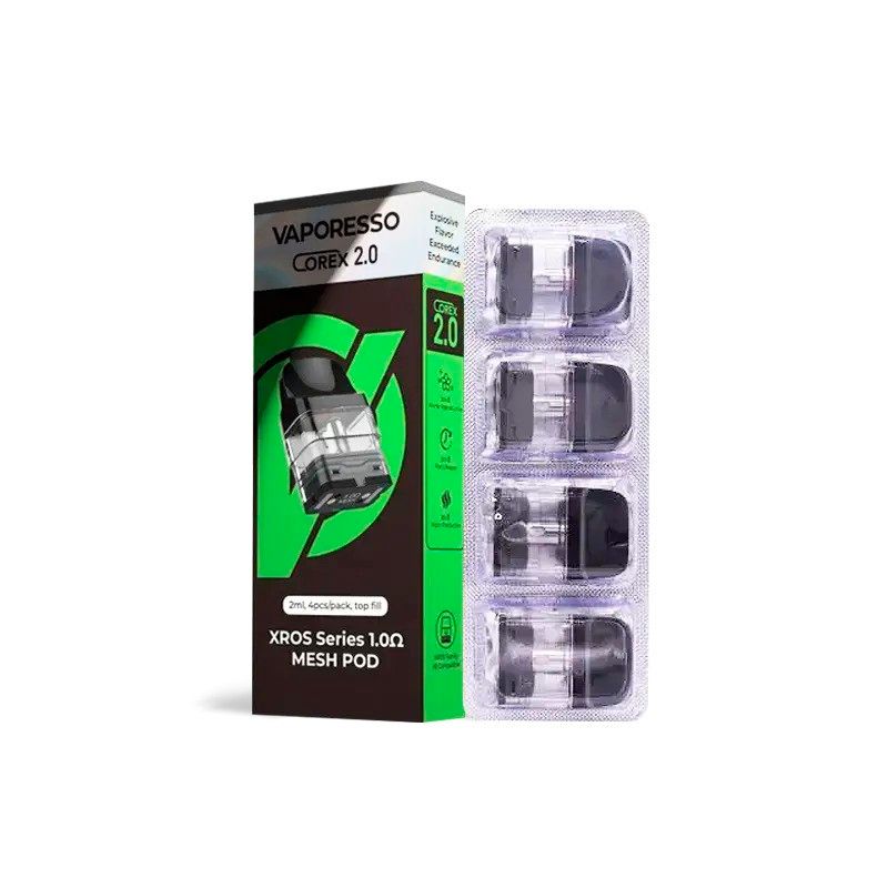 Vaporesso XROS 1.0 Ohm Kartuş COREX 2.0 - (4&#39;lü Paket)